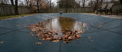 Pool Cover Sagging Before Winter: Causes, Fixes, and Prevention
