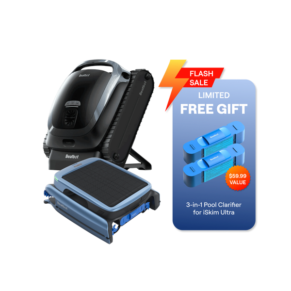 Beatbot AquaSense 2 Robotic Pool Cleaner + Beatbot Robotic Pool Skimmer