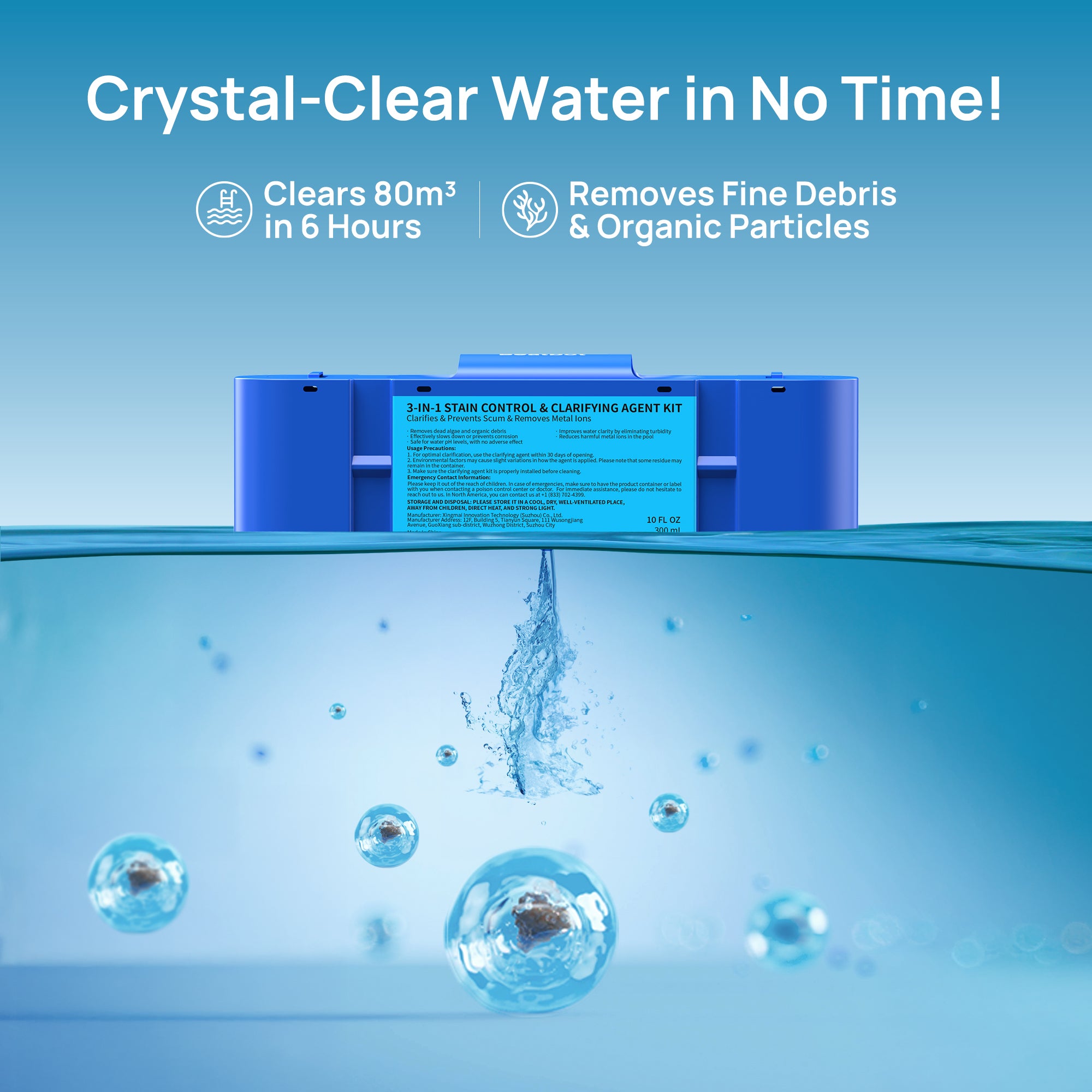 Beatbot AquaRefine™ Kit- 3-in-1 Clarifier