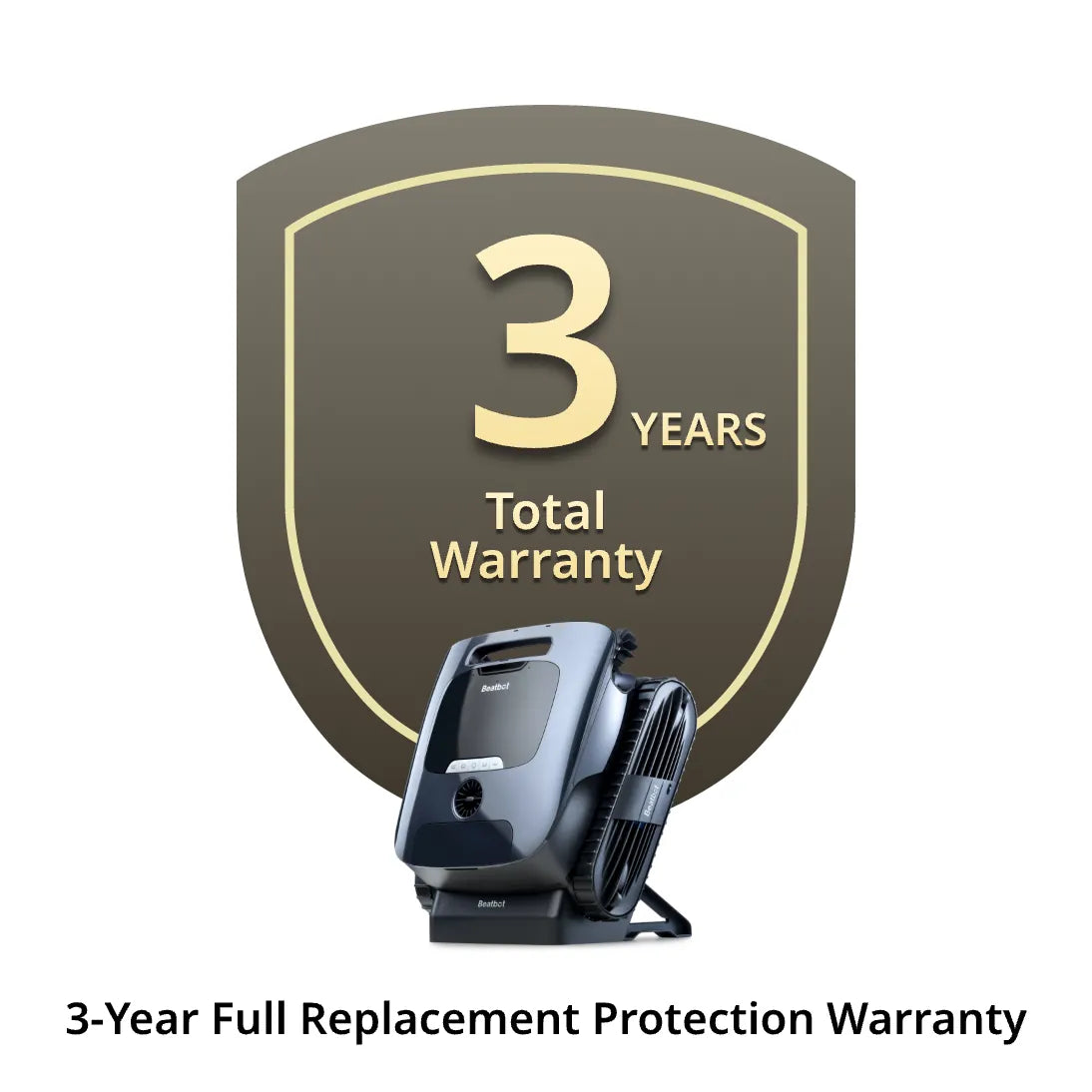 3-Year Full Replacement Warranty