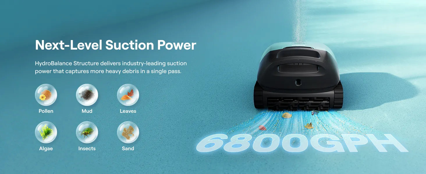 Huge 6800GPH Suction