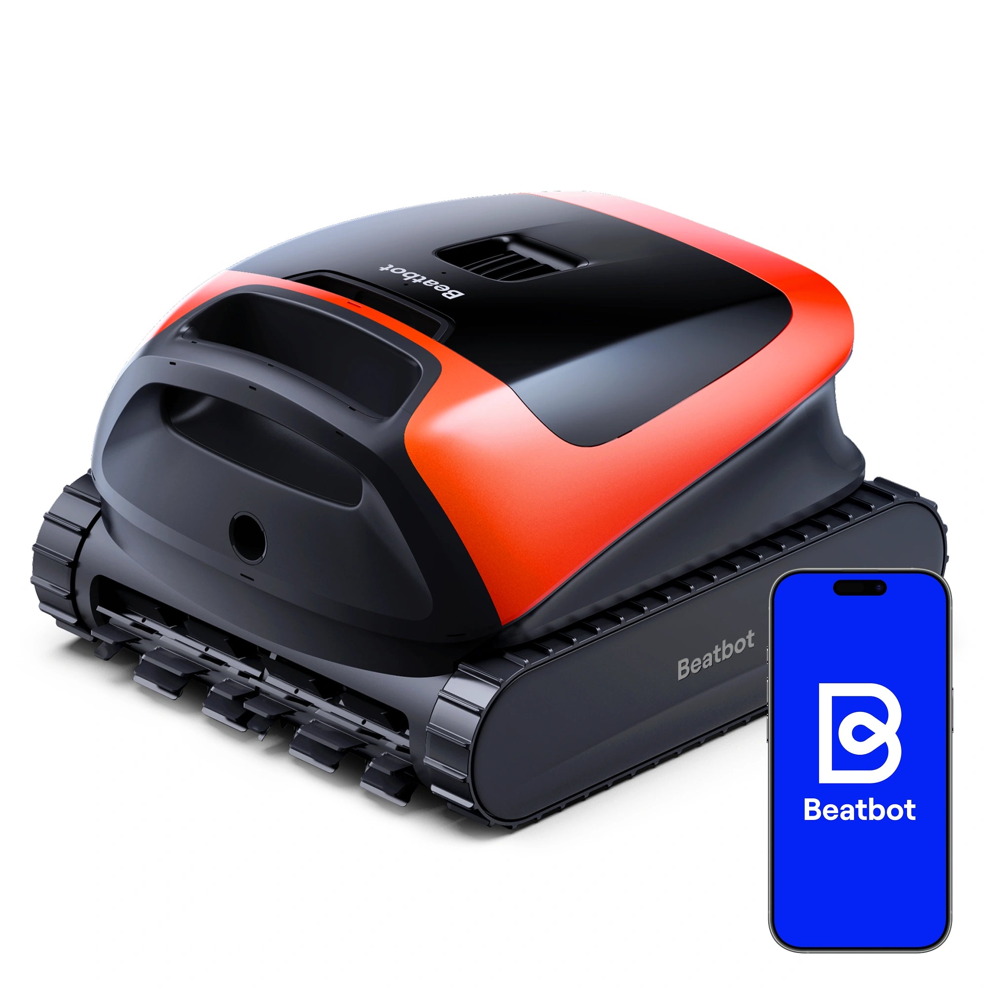 Beatbot Sora 30 Pool Vacuum Robot with Smart Surface Parking, Shallow-Area Cleaning, 6800GPH Suction Power, 5L Capacity for Pools Up to 3229 sq. ft, Tangerine
